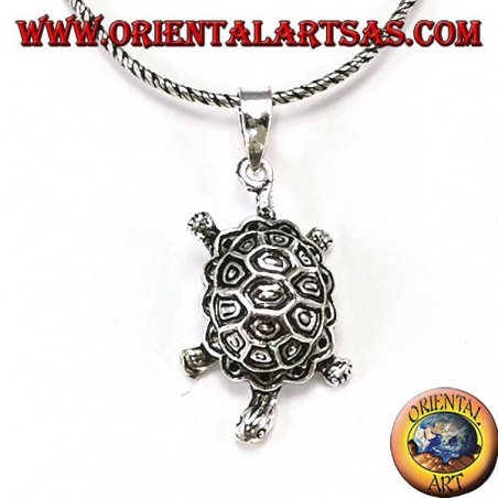 Ciondolo in argento  tartaruga di terra 