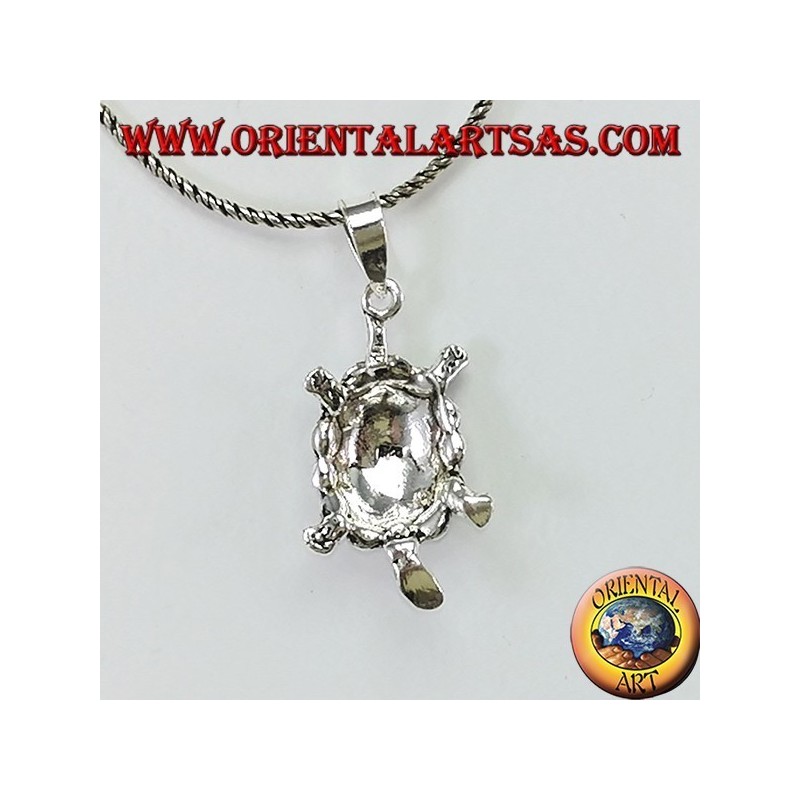 Ciondolo in argento  tartaruga di terra 