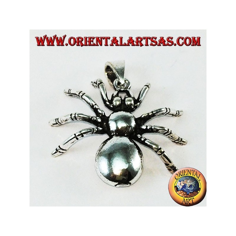 Silberanhänger, Tarantel Spinne (groß)