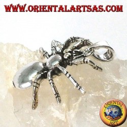 Pendentif araignée tarentule en argent (grand)