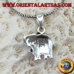 Colgante en plata el elefante pachyderm