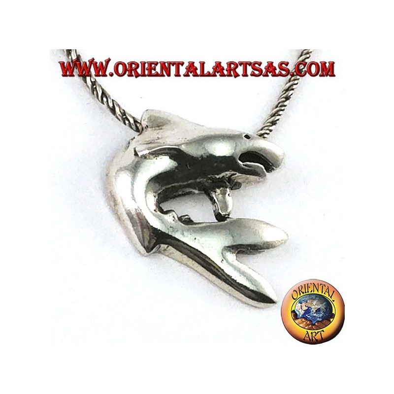 Pendentif en argent le requin