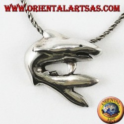 Pendentif en argent le requin