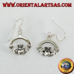 Claddagh Keltischer Silberohrring