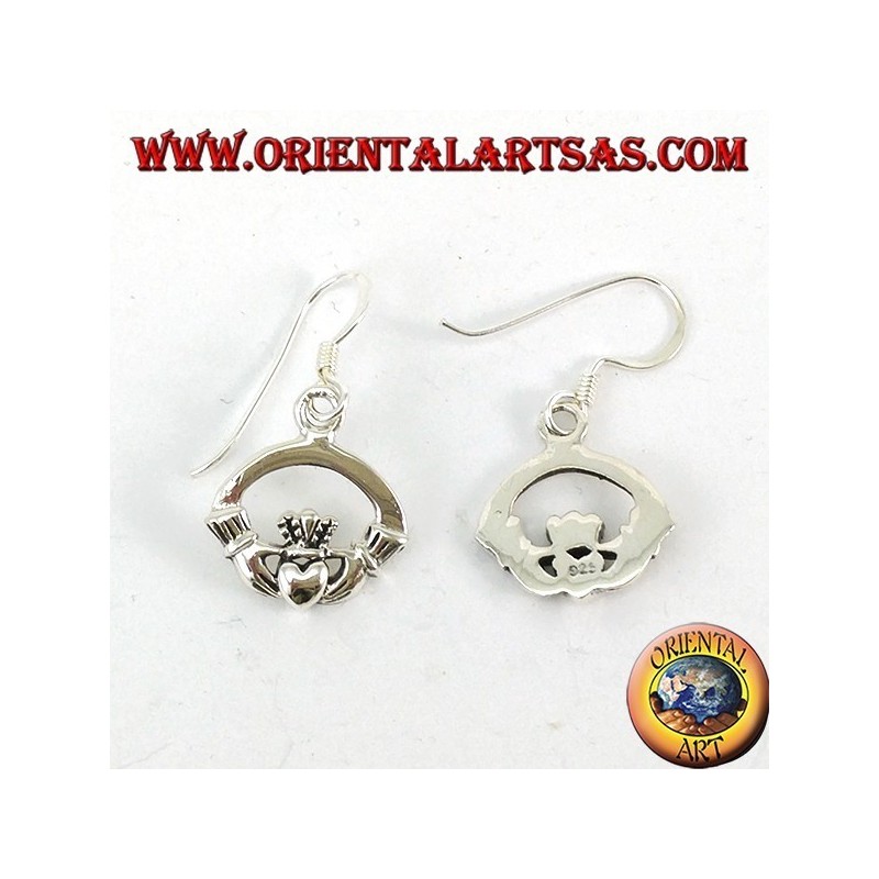 Pendiente de plata Celtic Claddagh