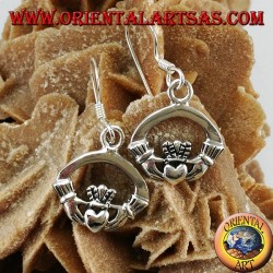 Claddagh Keltischer Silberohrring