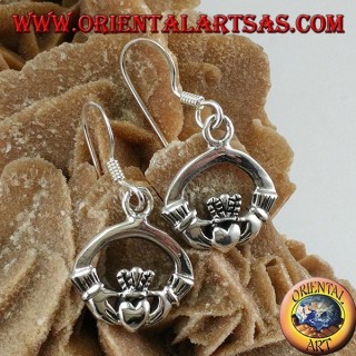 Pendiente de plata Celtic Claddagh