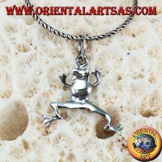 Frosch Silber Anhänger