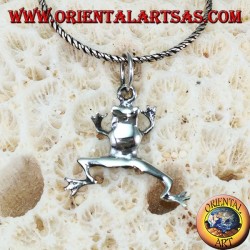 Frosch Silber Anhänger
