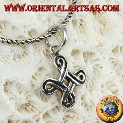 Anhänger in Silber Saint Johns Knoten