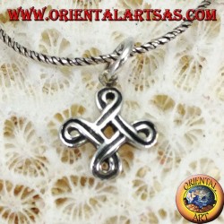 Pendentif en argent Saint John's noeud