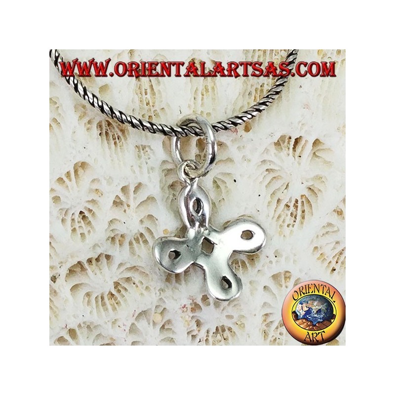Pendant in silver Saint John's knot