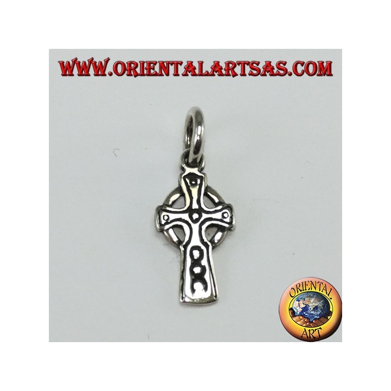 Silver pendant Celtic cross, small