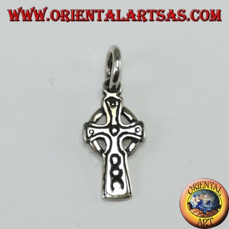 Colgante de plata cruz celta, pequeño