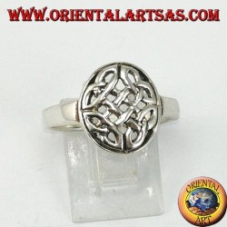 Bague en argent, Duleek noeud symbole celtique
