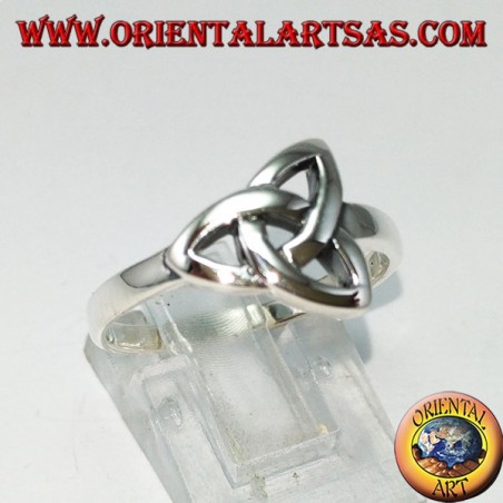 Anello in argento nodi di Tyrone ( nodo celtico ) semplice