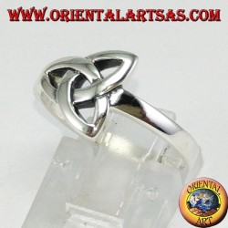Silver ring knots of Tyrone (Celtic knot) simple
