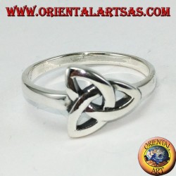 Silver ring knots of Tyrone (Celtic knot) simple