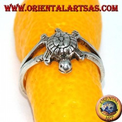 Silberne Ringe mit Schildkröte für Füße oder Phalanx