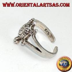 Silberne Ringe mit Schildkröte für Füße oder Phalanx