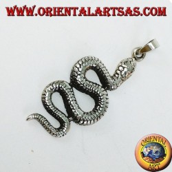Colgante de plata Serpiente grande de pitón