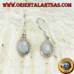 Pendientes de plata con Ópalo
