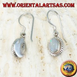 Pendientes de plata con Ópalo