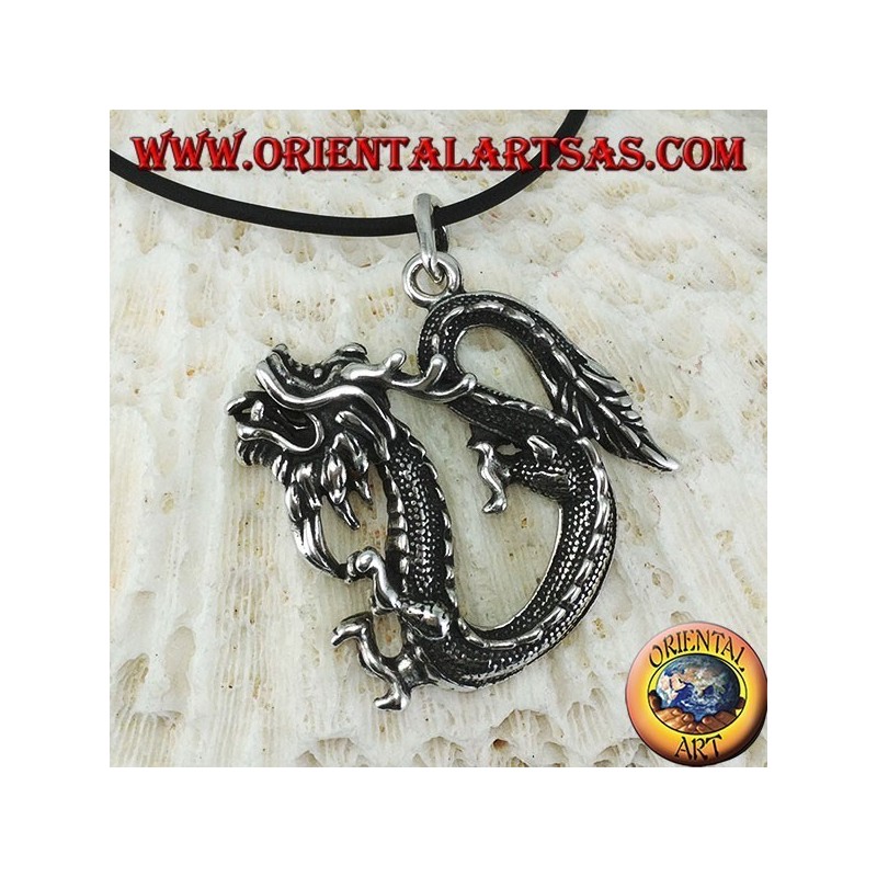 Silberanhänger, Chinesischer Drache (groß)