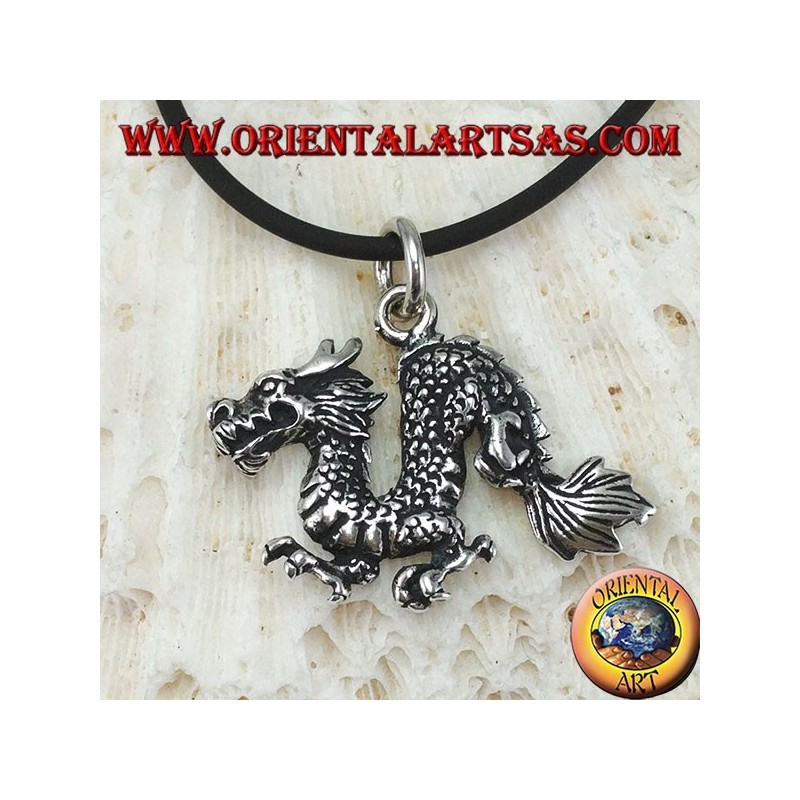 Silberanhänger, Chinesischer Drache (mittel)