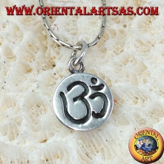 Sterling Silver Sac Syllable Pendant engraved on medal