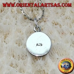 Sterling Silver Sac Syllable Pendant engraved on medal