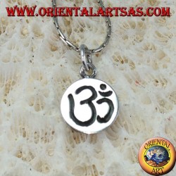 Sterling Silber Sac Syllable Anhänger auf Medaille eingraviert