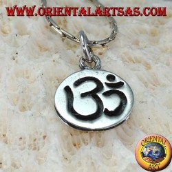 Sterling Silber Sac Syllable Anhänger auf Medaille eingraviert