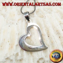 Pendentif coeur en argent