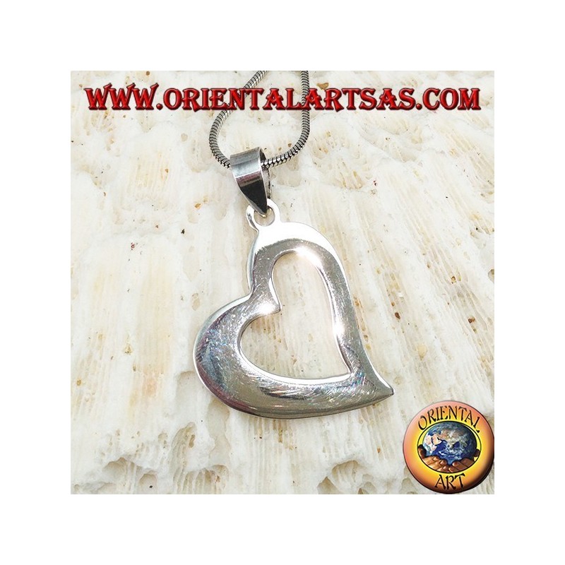 Pendentif coeur en argent