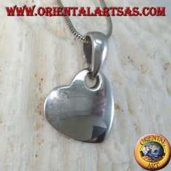 Colgante de plata en forma de corazón
