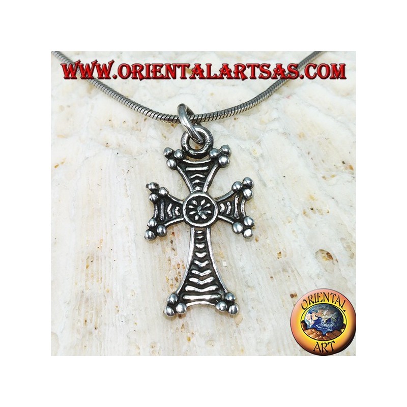Silver pendant Armenian cross