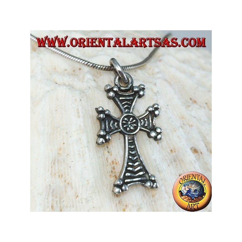 Ciondolo in argento  Croce armena