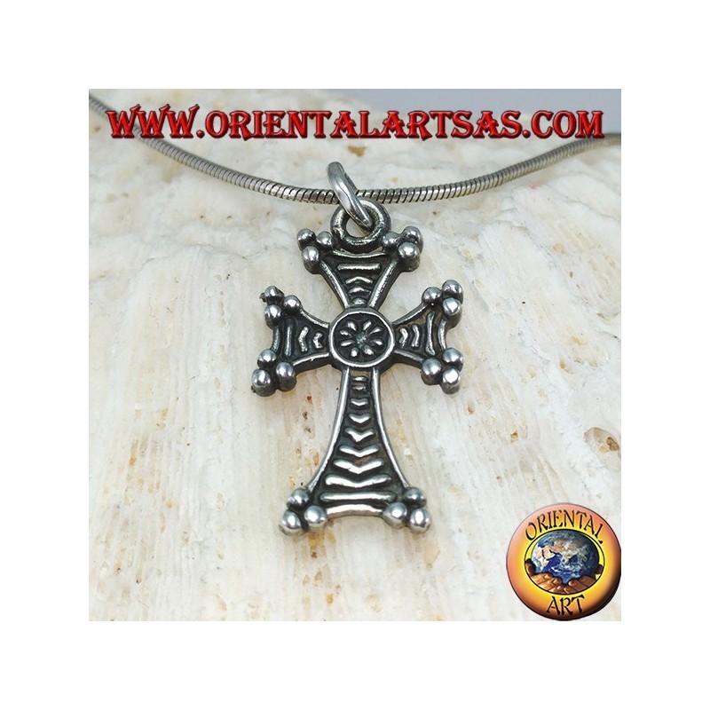 Silver pendant Armenian cross