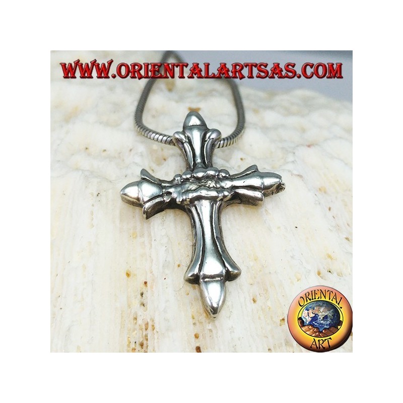 Silver pendant with Byzantine cross