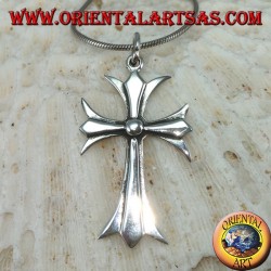 Pendant in silver Catholic cross