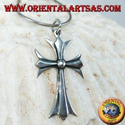 Pendant in silver Catholic cross