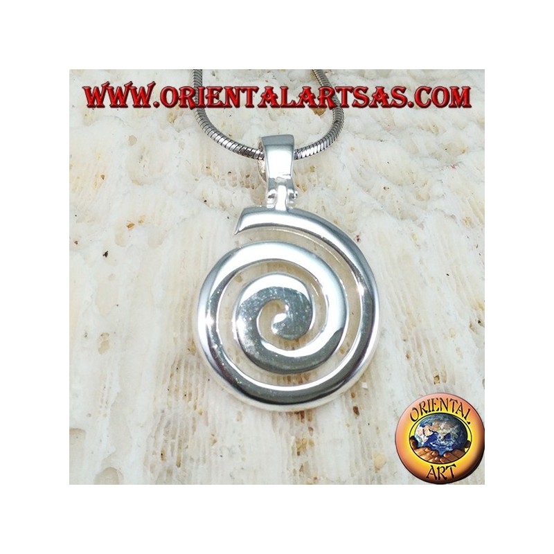 Silberanhänger Die stündliche Spirale