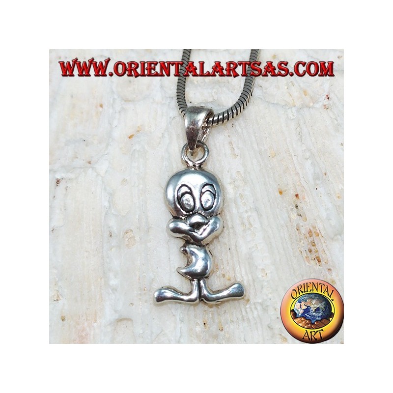 Pendant in silver Titti chick