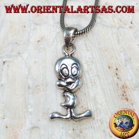 Ciondolo in argento il pulcino Titti