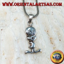 Pendant in silver Titti chick