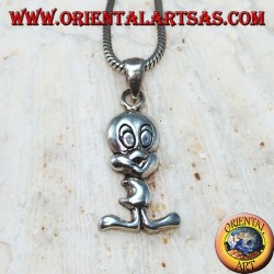 Pendentif en argent titti poussin