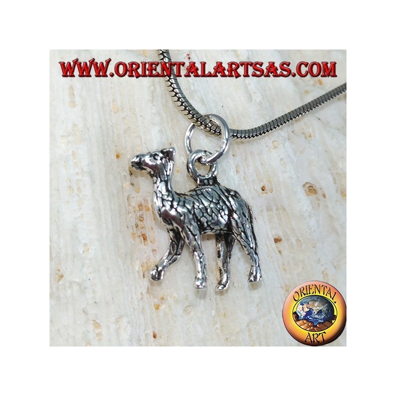 Silver pendant  Llama
