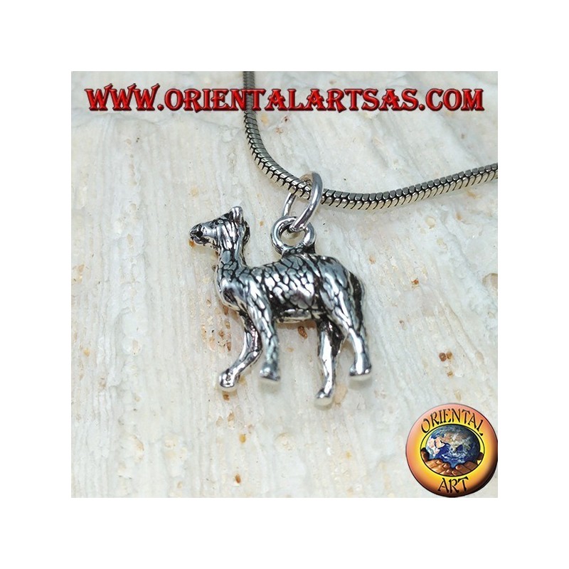 Colgante de plata Lama glama