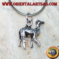 Silver pendant  Llama
